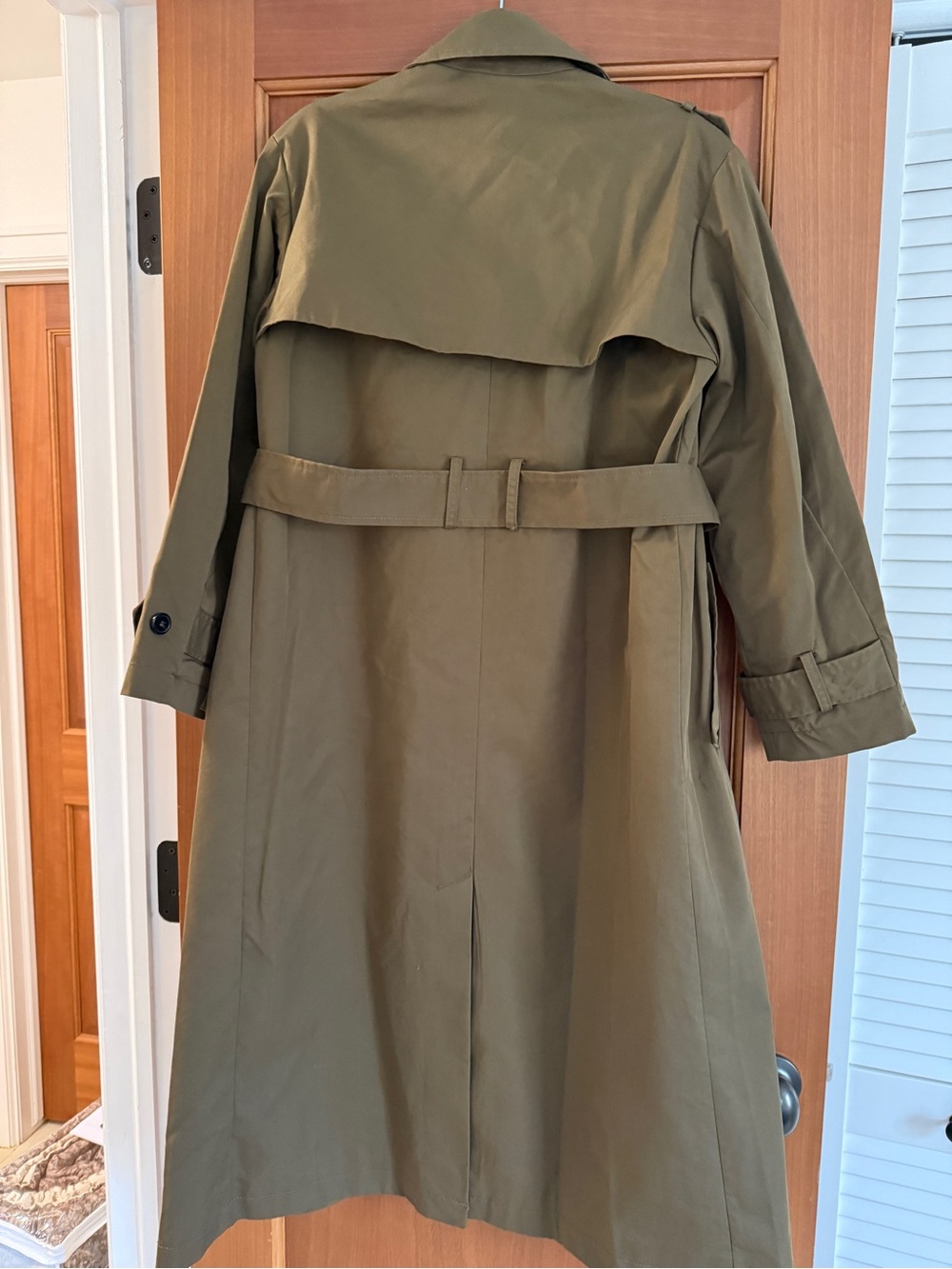 Mango Olive Trench Coat - Picture 4 of 4